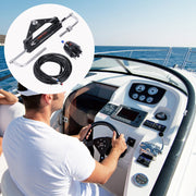 Hydraulic Outboard Steering Kit, 150HP, Marine Boat Hydraulic Steering System, with Helm Pump Two-Way Lock V952-XWYYFXBDJTJ1ISOVRV0