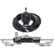 Hydraulic Outboard Steering Kit, 300HP, Marine Boat Hydraulic Steering System, with Helm Pump Two-Way Lock V952-XWYYFXBDJTJ37VR7HV0