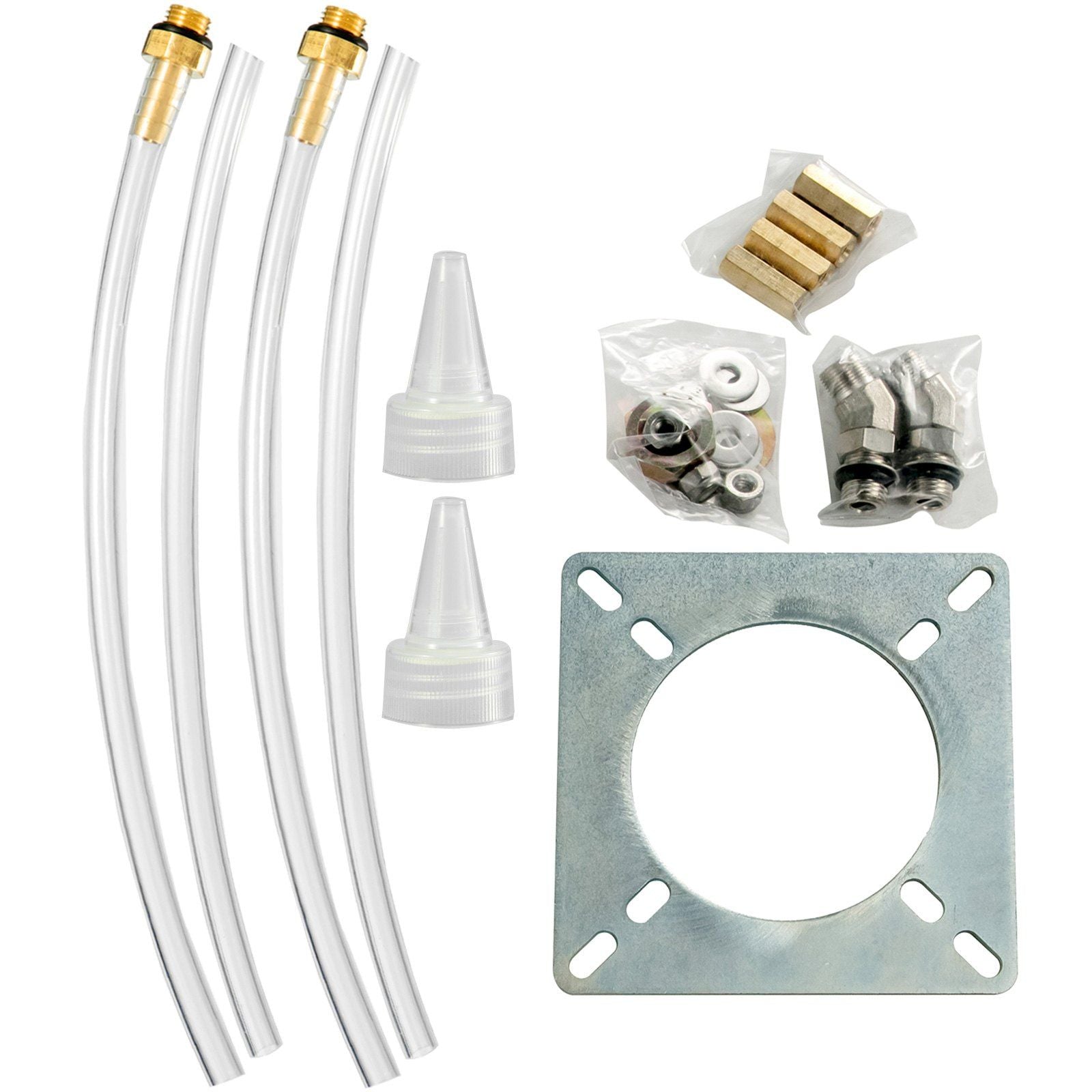 Hydraulic Steering Kit 300HP Hydraulic Steering Compact Cylinder Hydraulic Outboard Steering Kit with Helm V952-XWYYFXBTJ300HP001V0