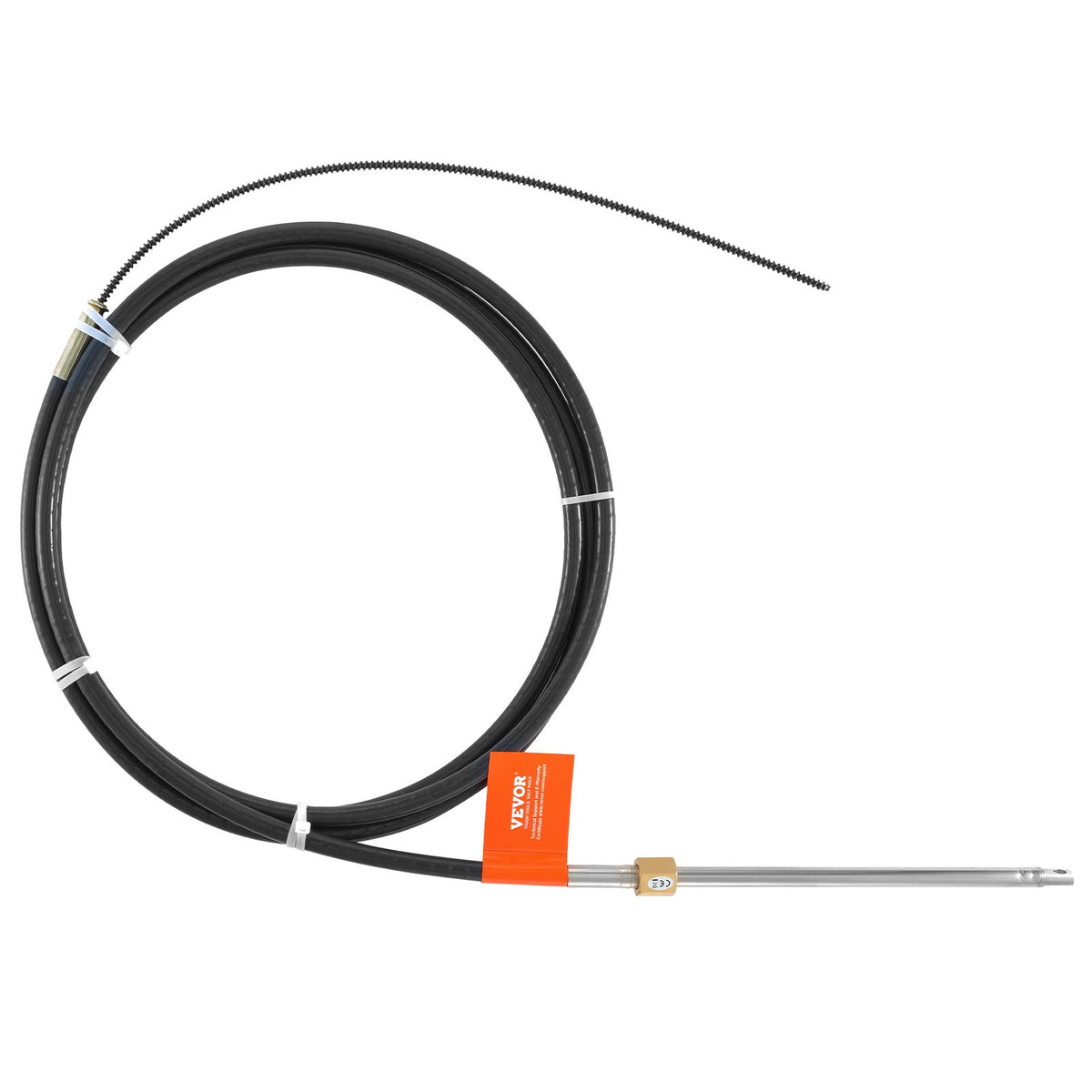 Boat Steering Cable, 17 Feet Outboard Marine Rotary Steering Cable, 1/2 Ton High Tensile Strength, Steel V952-XWZXDLXWZXPJDR7EXV0