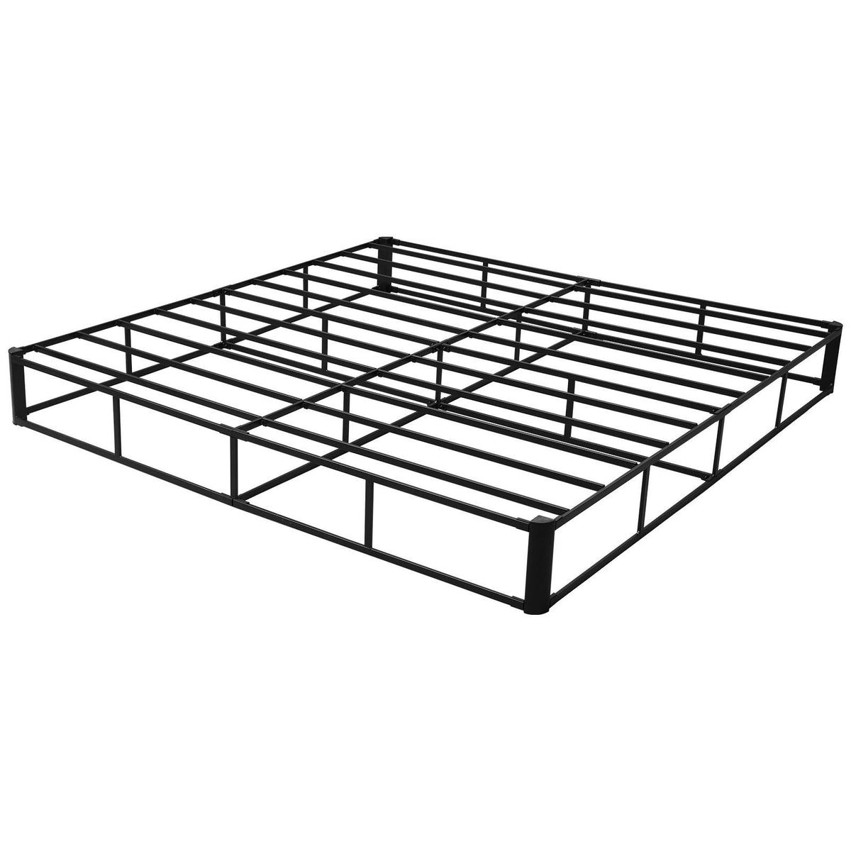 Box Spring, King Size Bed Frame with Washable Fabric Cloth, Heavy Duty Metal Frame for King Bed, 230 mm V952-XXDH80769INC77UZP001V0