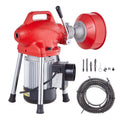 Drain Cleaner Machine 66FT x 5/8In 250W Sectional Snake Auger Manual Feed V952-XXFDGDSTJ250OF30KV3
