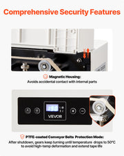 Continuous Sealing Machine, 8-12 mm Seal Width, Automatic Continuous Band Sealer with Digital Temperature V952-XXLXFKJTBPQBAGSQR001V3