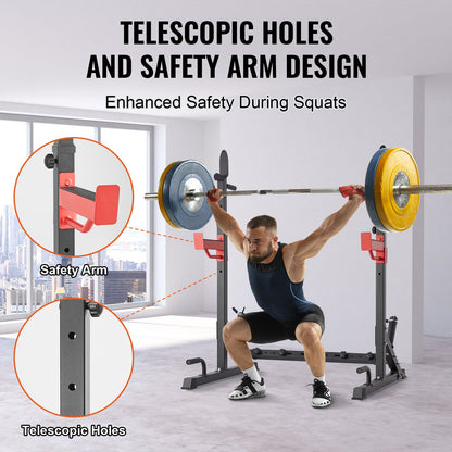 Squat Power Rack Adjustable Heavy Duty Barbell Weight Bench Press Stand V952-XXSDJ4182541OLCQRV0