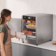 Hot Box Food Warmer, 4-Tier Concession Warmer with Water Tray, 4 Pans, Single-door and Adjustable Shelves, V952-XXSPBWJ4CBTMLX7IBV3