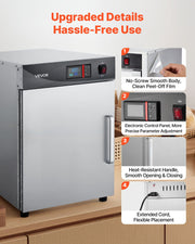 Electric Hot Box Food Warmer, 4-Tier Commercial Warming Cabinet with Water Tray, Single-Door and Adjustable V952-XXSPBWJ4CDKBNMKK4001V3