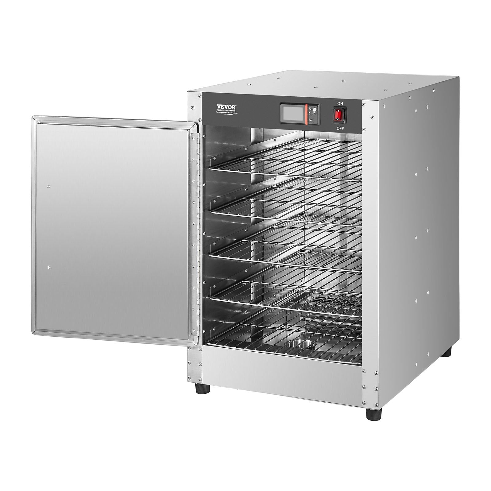 Hot Box Food Warmer, 5-Tier Concession Warmer with Water Tray, 5 Pans, Single-door and Adjustable Shelves, V952-XXSPBWJ5CBTM0I6VPV3