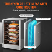 Hot Box Food Warmer, 5-Tier Concession Warmer with Water Tray, 5 Pans, Single-door and Adjustable Shelves, V952-XXSPBWJ5CBTM0I6VPV3