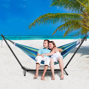 Portable Hammock Stand, 450lbs Capacity Steel Hammock Stand for 2 Person, Heavy Duty Adjustable Hooks Hammock V952-XXXDCJXXXJS10WJZWV0