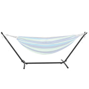 Portable Hammock Stand, 450lbs Capacity Steel Hammock Stand for 2 Person, Heavy Duty Adjustable Hooks Hammock V952-XXXDCJXXXJS10WJZWV0