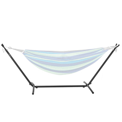 Portable Hammock Stand, 450lbs Capacity Steel Hammock Stand for 2 Person, Heavy Duty Adjustable Hooks Hammock V952-XXXDCJXXXJS10WJZWV0