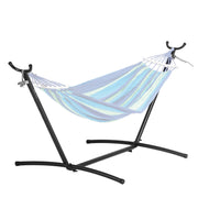 Portable Hammock Stand, 450lbs Capacity Steel Hammock Stand for 2 Person, Heavy Duty Adjustable Hooks Hammock V952-XXXDCJXXXJS16JSZ5V0