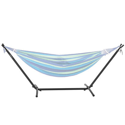 Portable Hammock Stand, 450lbs Capacity Steel Hammock Stand for 2 Person, Heavy Duty Adjustable Hooks Hammock V952-XXXDCJXXXJS16JSZ5V0