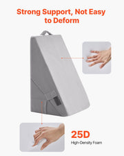 Bed Wedge Pillow for Sleeping, Adjustable Orthopedic Bed Wedge, 25D High-Density Foam Filling & Soft Washable V952-XXZKDJXXZ2JTHM31A001V0