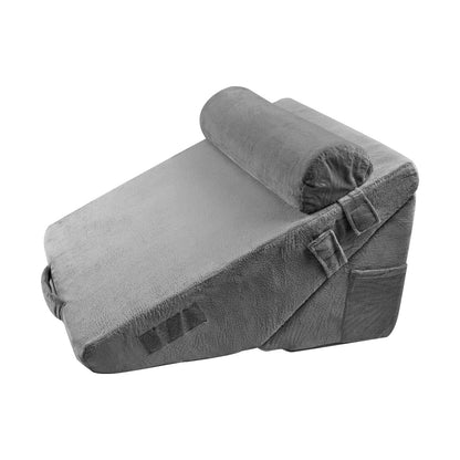 Bed Wedge Pillow for Sleeping, 3 Pcs Adjustable Orthopedic Bed Wedge Set, with Washable Cover & Foam Support, V952-XXZKDJXXZ3JTPE38X001V0