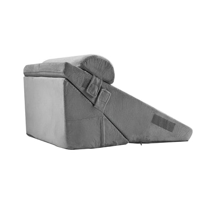 Bed Wedge Pillow for Sleeping, 3 Pcs Adjustable Orthopedic Bed Wedge Set, with Washable Cover & Foam Support, V952-XXZKDJXXZ3JTPE38X001V0