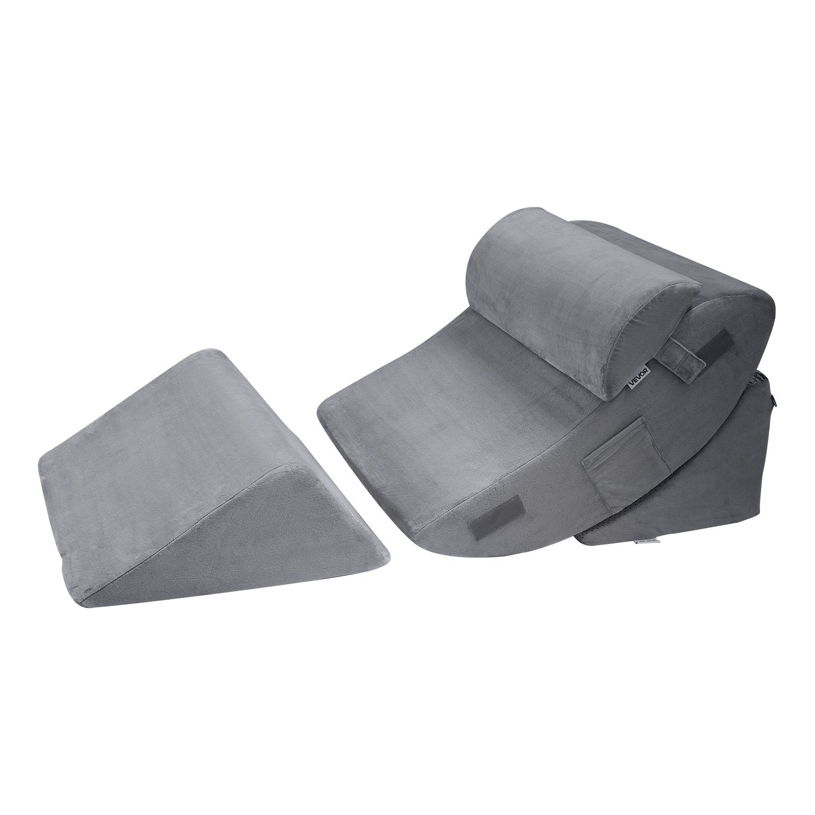 Wedge Pillow for Sleeping, 4 Pcs Adjustable Orthopedic Bed Wedge Set, Support Leg Neck Shoulder, Post Surgery V952-XXZKDJXXZ4JTW53OP001V0