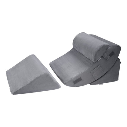 Wedge Pillow for Sleeping, 4 Pcs Adjustable Orthopedic Bed Wedge Set, Support Leg Neck Shoulder, Post Surgery V952-XXZKDJXXZ4JTW53OP001V0