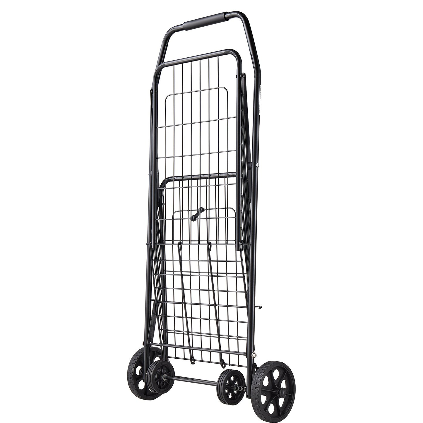 Shopping Cart, Folding Grocery Utility Cart with Swivel Wheels, 40.8 kg Large Load Capacity, Heavy Duty V952-XYC2ZDSTCSJS7HKN9001V0
