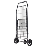 Shopping Cart, Folding Grocery Utility Cart with Swivel Wheels, 40.8 kg Large Load Capacity, Heavy Duty V952-XYC2ZDSTCSJS7HKN9001V0