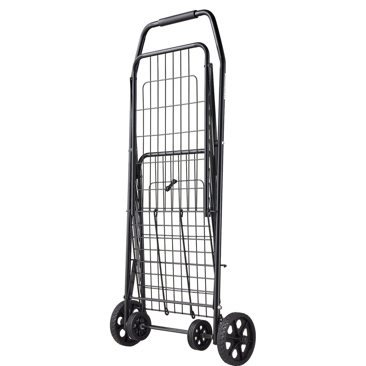 Shopping Cart, Folding Grocery Utility Cart with Swivel Wheels, 40.8 kg Large Load Capacity, Heavy Duty V952-XYC2ZDSTCSJS7HKN9001V0