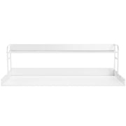 Washer Dryer Countertop with Shelf 54"x27" Wooden Washer Dryer Cover White V952-XYTM54INCHBSYQ6H4V0