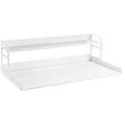 Washer Dryer Countertop with Shelf 54"x27" Wooden Washer Dryer Cover White V952-XYTM54INCHBSYQ6H4V0