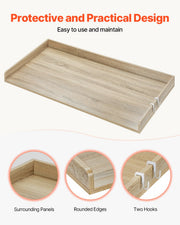 Washer Dryer Countertop, 54" x 27" Wooden Washer and Dryer Countertop, Water-Resistant Laundry Machine Topper V952-XYTM54INCHXM3W0PHV0