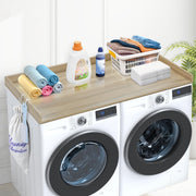 Washer Dryer Countertop, 54" x 27" Wooden Washer and Dryer Countertop, Water-Resistant Laundry Machine Topper V952-XYTM54INCHXM3W0PHV0