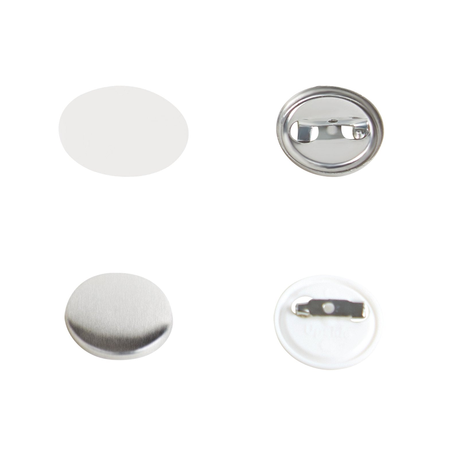 1" 25mm Button Badge Parts Supplies for Button Maker Machine 500 Sets V952-XZGSLH25MM5005T97V0