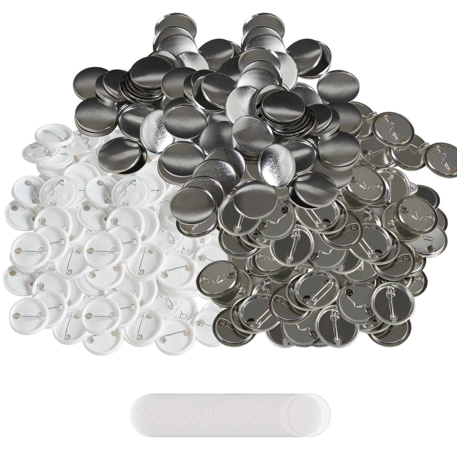 1.25" 32mm Button Badge Parts Supplies for Button Maker Machine 500 Sets V952-XZGSLH32MM50024OYV0