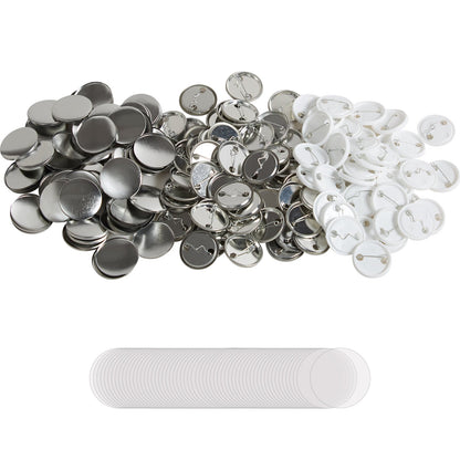 1.25" 32mm Button Badge Parts Supplies for Button Maker Machine 500 Sets V952-XZGSLH32MM50024OYV0