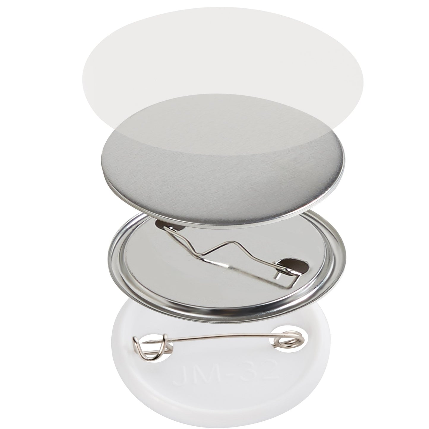 1.25" 32mm Button Badge Parts Supplies for Button Maker Machine 500 Sets V952-XZGSLH32MM50024OYV0