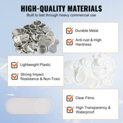 2.25" 58mm Button Badge Parts Supplies for Button Maker Machine 500 Sets V952-XZGSLH58MM500ON35V0