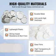 3" 75mm Button Badge Parts Supplies for Button Maker Machine 200 Sets V952-XZGSLH75MM200W5SAV0