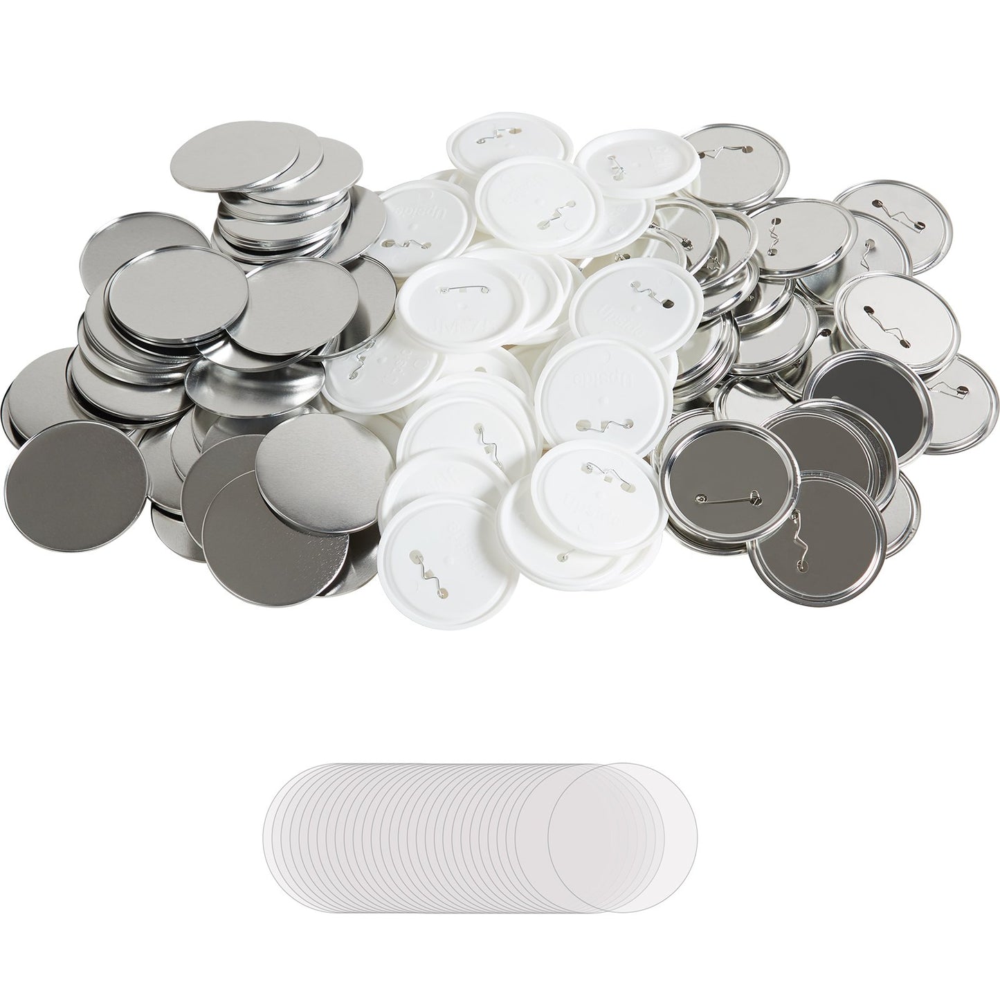 3" 75mm Button Badge Parts Supplies for Button Maker Machine 200 Sets V952-XZGSLH75MM200W5SAV0