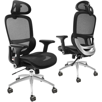 Mesh Office Chair, Adjustable High Back Desk Chair with Mesh Seat, Angle and Height Adjustable Home Office V952-XZKBYTQZYK00ZJ8S1V0