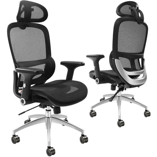 Mesh Office Chair, Adjustable High Back Desk Chair with Mesh Seat, Angle and Height Adjustable Home Office V952-XZKBYTQZYK00ZJ8S1V0
