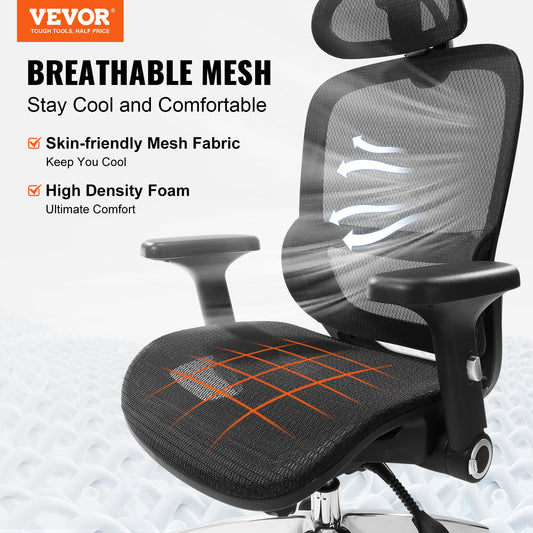 Mesh Office Chair, Adjustable High Back Desk Chair with Mesh Seat, Angle and Height Adjustable Home Office V952-XZKBYTQZYK00ZJ8S1V0