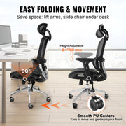 Mesh Office Chair, Adjustable High Back Desk Chair with Mesh Seat, Angle and Height Adjustable Home Office V952-XZKBYTQZYK00ZJ8S1V0