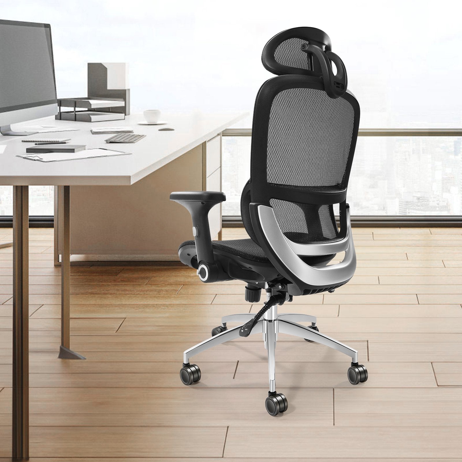 Mesh Office Chair, Adjustable High Back Desk Chair with Mesh Seat, Angle and Height Adjustable Home Office V952-XZKBYTQZYK00ZJ8S1V0