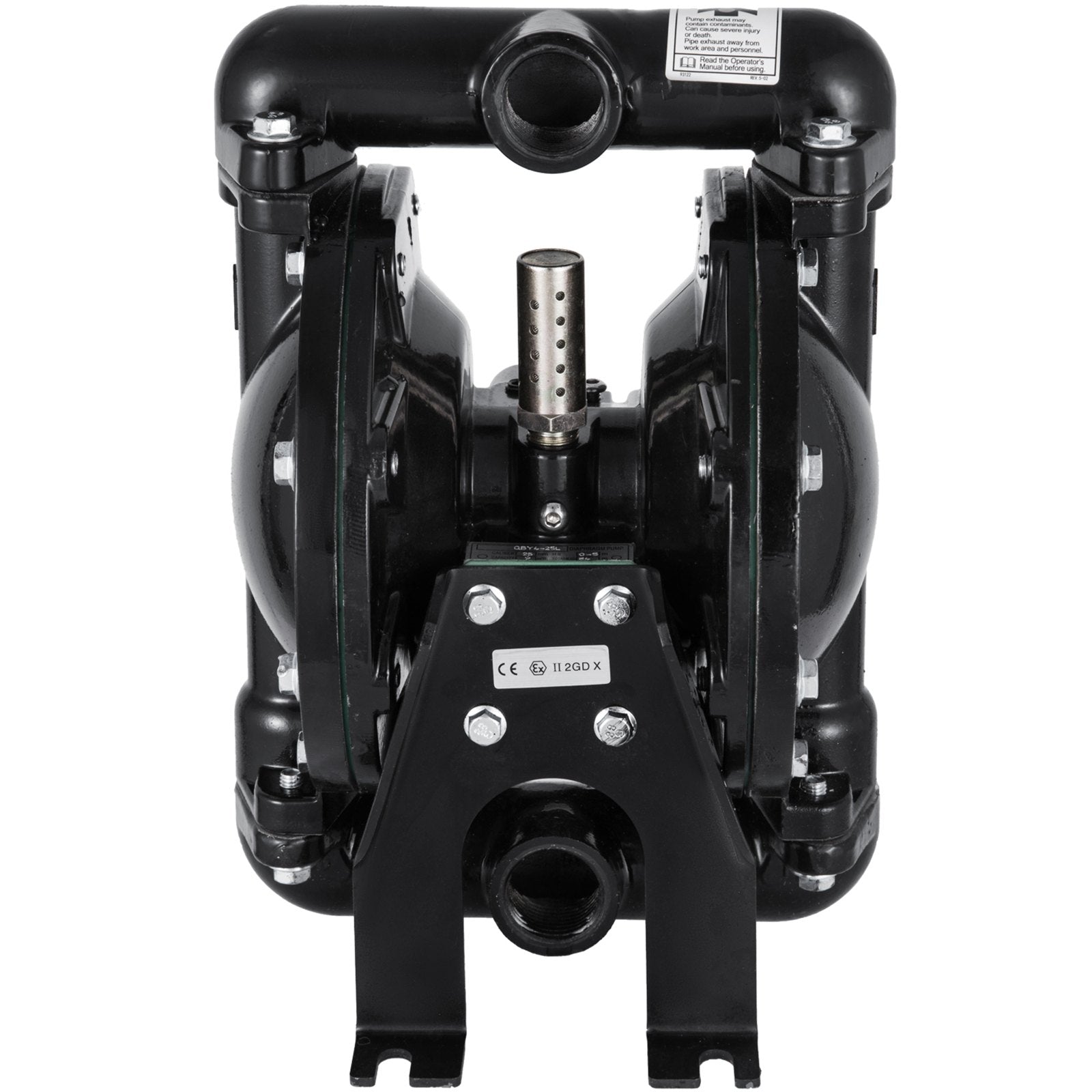Air-Operated Double Diaphragm Pump 24 GPM 1 Inch Inlet And Outlet V952-YBGMBQBY4-25LF461V0