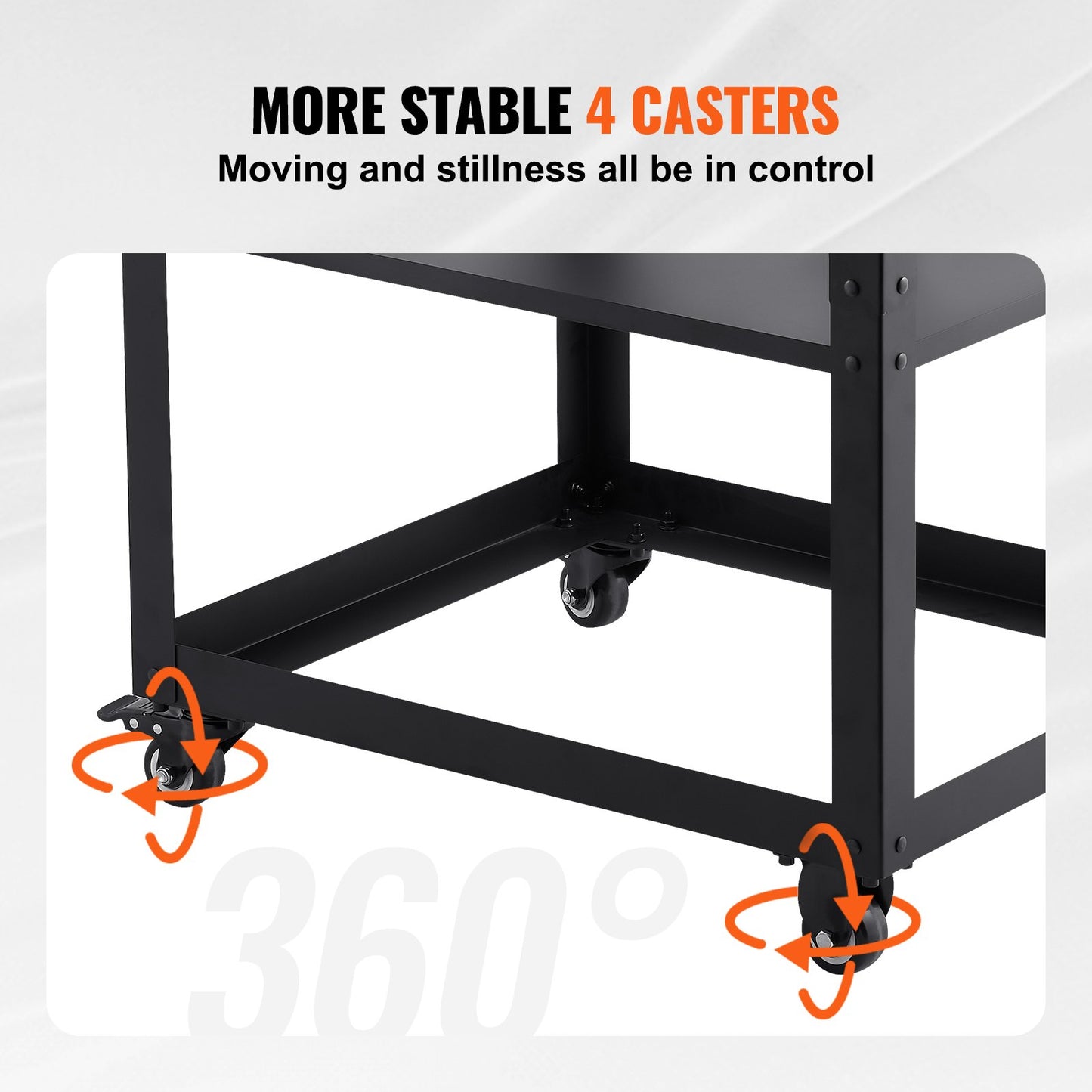 Planer Stand, 100 lbs / 45 kg heavy loads, Three-Gear Height Adjustable Thickness Planer Table,with 4 Stable V952-YBJDZDSDUDHZHVJHWV0