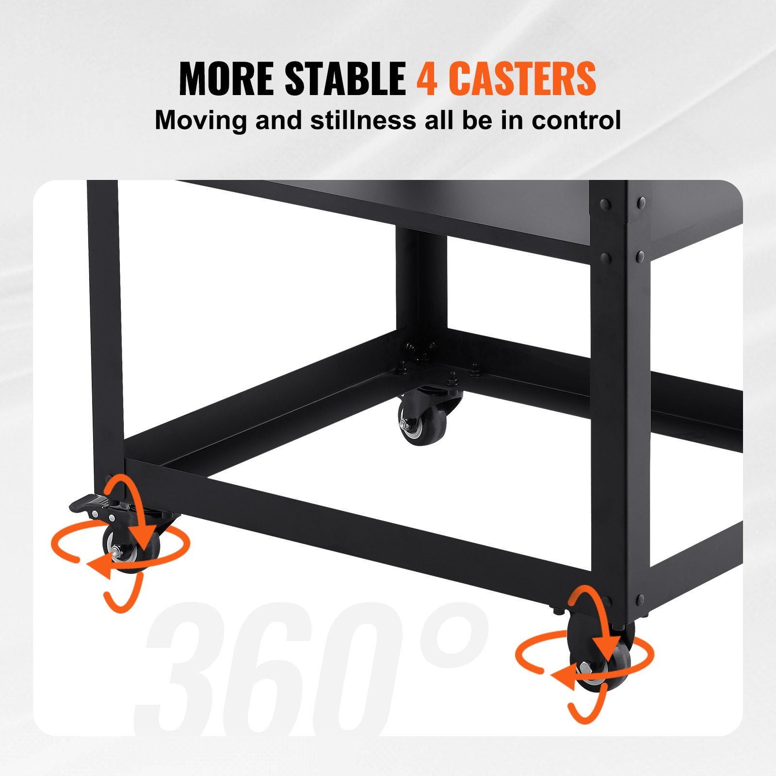 Planer Stand, 100 lbs / 45 kg heavy loads, Three-Gear Height Adjustable Thickness Planer Table,with 4 Stable V952-YBJDZDSDUDHZHVJHWV0