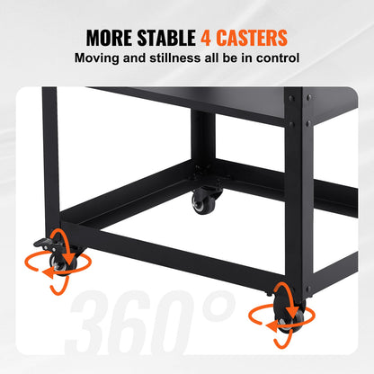 Planer Stand, 100 lbs / 45 kg heavy loads, Three-Gear Height Adjustable Thickness Planer Table,with 4 Stable V952-YBJDZDSDUDHZHVJHWV0