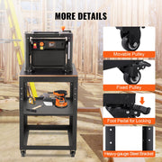Planer Stand, 100 lbs / 45 kg heavy loads, Three-Gear Height Adjustable Thickness Planer Table,with 4 Stable V952-YBJDZDSDUDHZHVJHWV0