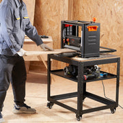 Planer Stand, 100 lbs / 45 kg heavy loads, Three-Gear Height Adjustable Thickness Planer Table,with 4 Stable V952-YBJDZDSDUDHZHVJHWV0