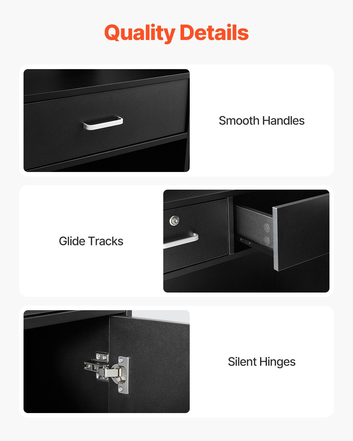 Reception Desk, 1200 x 480 x 1100 mm Rectangular Front Counter Table, Office Reception Counter with Lockable V952-YBQTJX3CDCCJ3IW3IV0