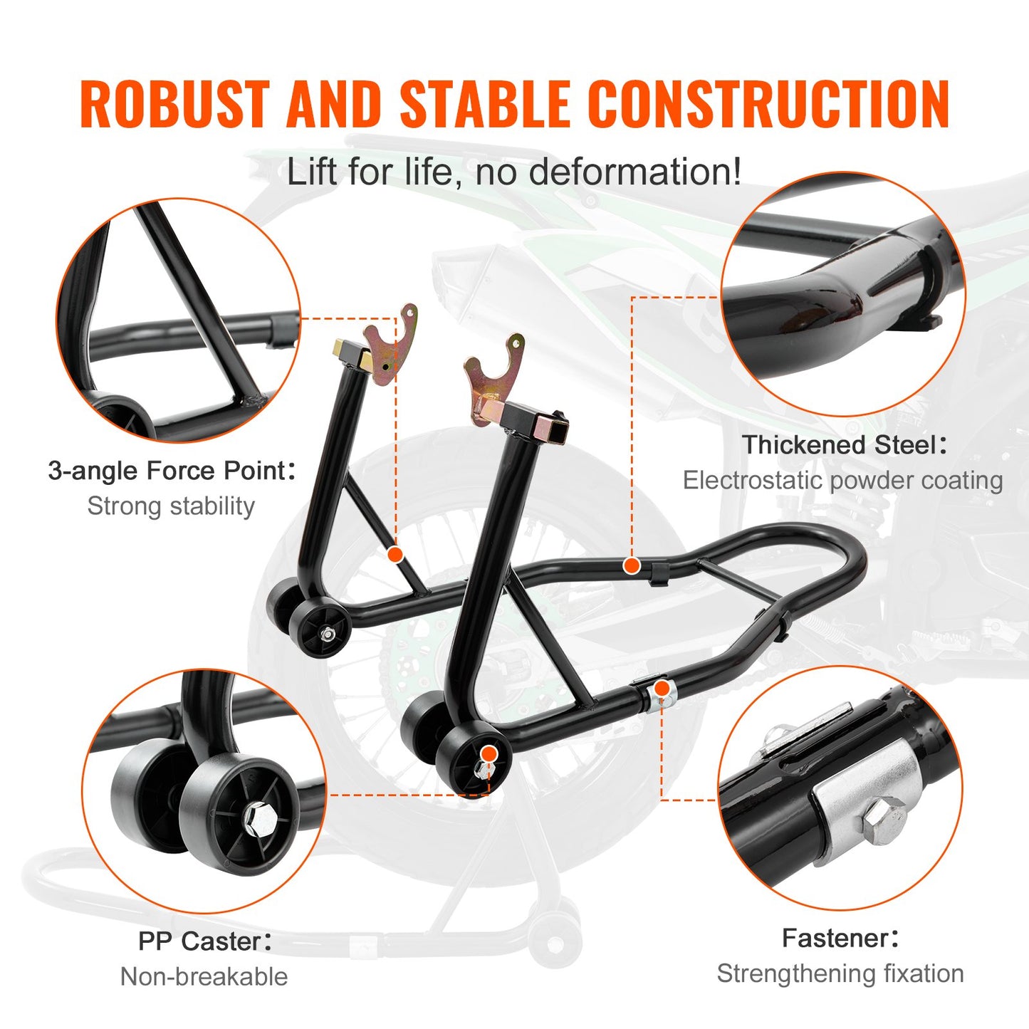 Motorcycle Bike Stand Rear 850 LBS Forklift Spoolift Paddock Swingarm Lift V952-YBSJZJHLXCXCHIPK8V0