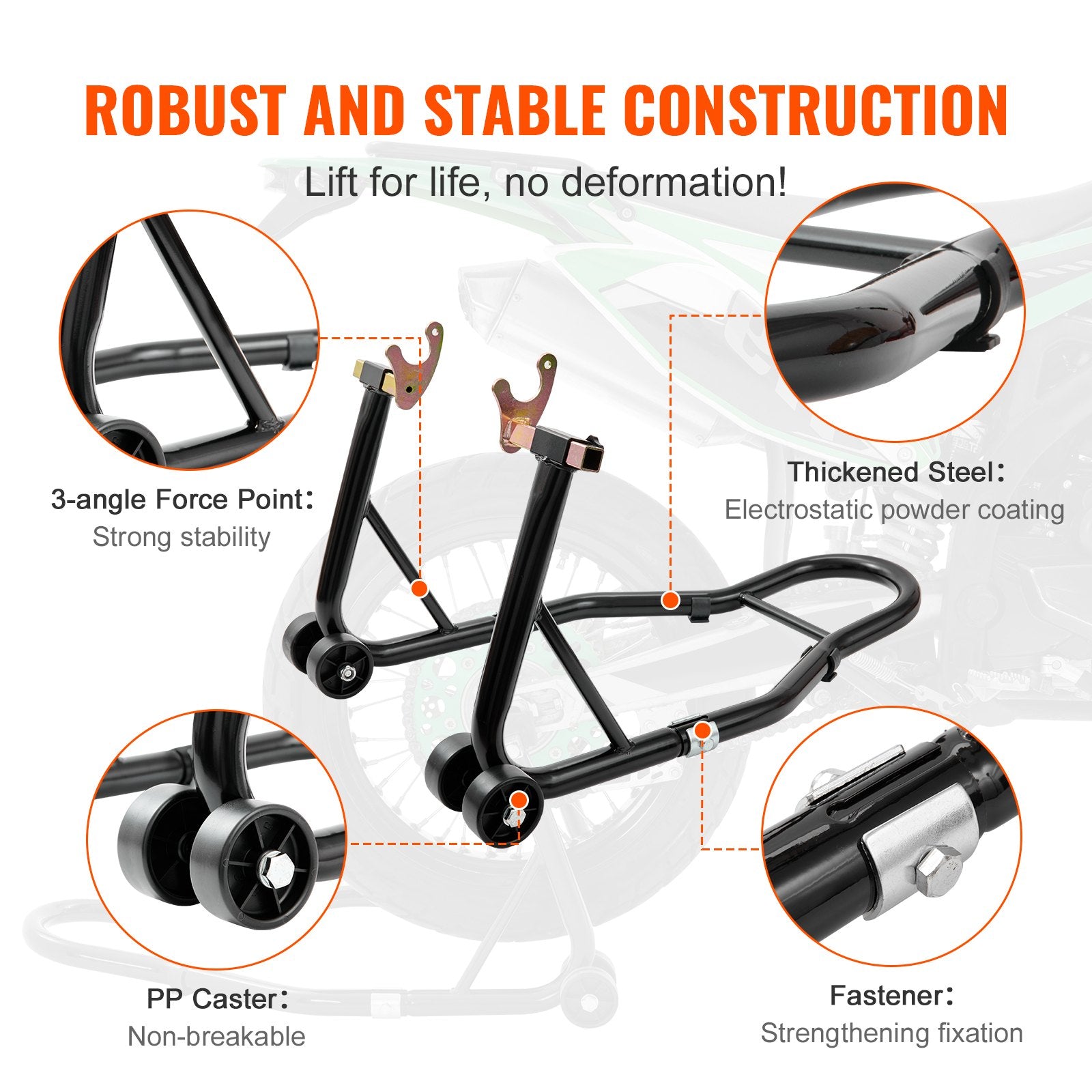 Motorcycle Bike Stand Rear 850 LBS Forklift Spoolift Paddock Swingarm Lift V952-YBSJZJHLXCXCHIPK8V0